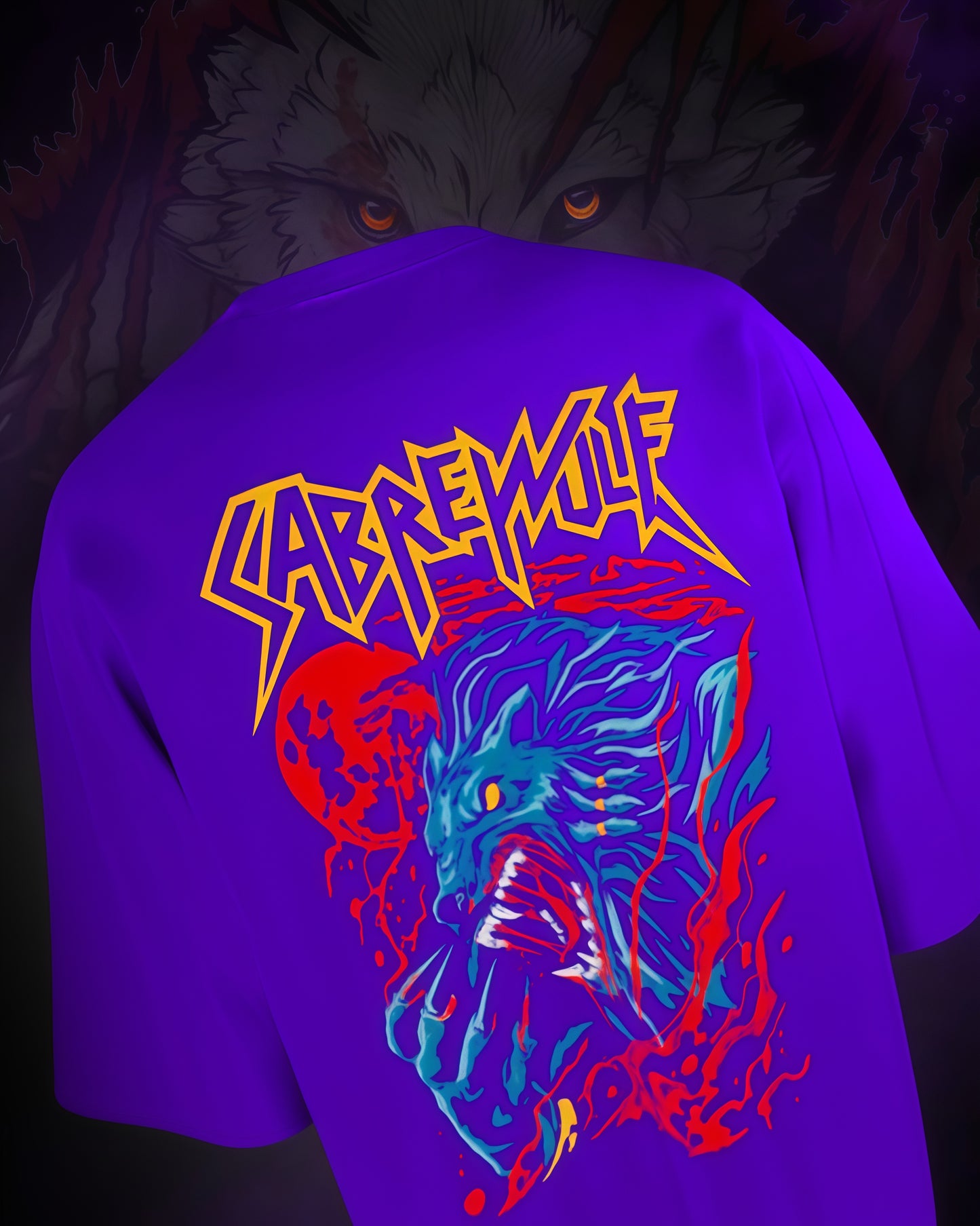 Sabre Wolf Oversized Tee