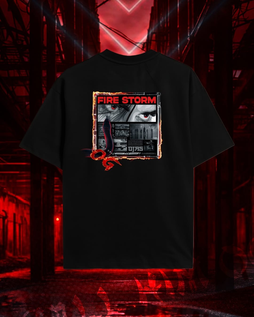 OG Fire Storm Oversized Tee